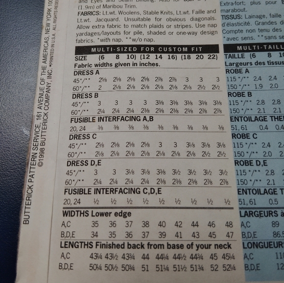 Butterick Sewing Pattern 5667 Women's Misses' Petite Dress Dresses Size 12-16 - Picture 6 of 6